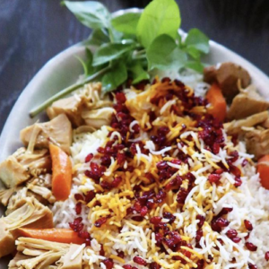 Vegetarian Zereshk Polo