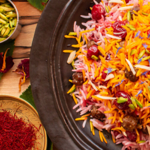 Vegetarian Albaloo Polo