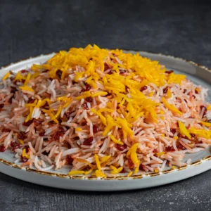 Zereshk Polo at Ayvana Persian restaurant
